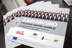 Početak kampanje na projektu "Zaustavimo političko zapošljavanje"