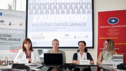 Početak kampanje na projektu "Zaustavimo političko zapošljavanje"