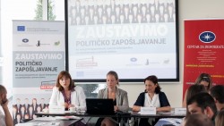 Početak kampanje na projektu "Zaustavimo političko zapošljavanje"