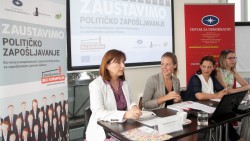 Početak kampanje na projektu "Zaustavimo političko zapošljavanje"