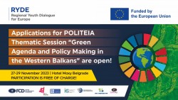applications-for-politeia-thematic-session-green-agenda-and-policy-making-in-the-western-balkans-are-open