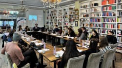 cdf-representatives-visiting-aiis-during-their-european-academy-in-tirana