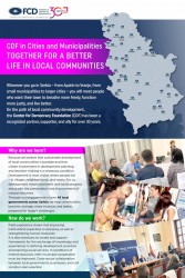 CDF in Cities and Municipalities: Together for a Better Life in Local Communities
