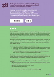 Izazovi organizovanja i kolektivnog pregovaranja u sektorima nege, administracije i upravljanja otpadom u zemljama Centralne i Istočne Evrope