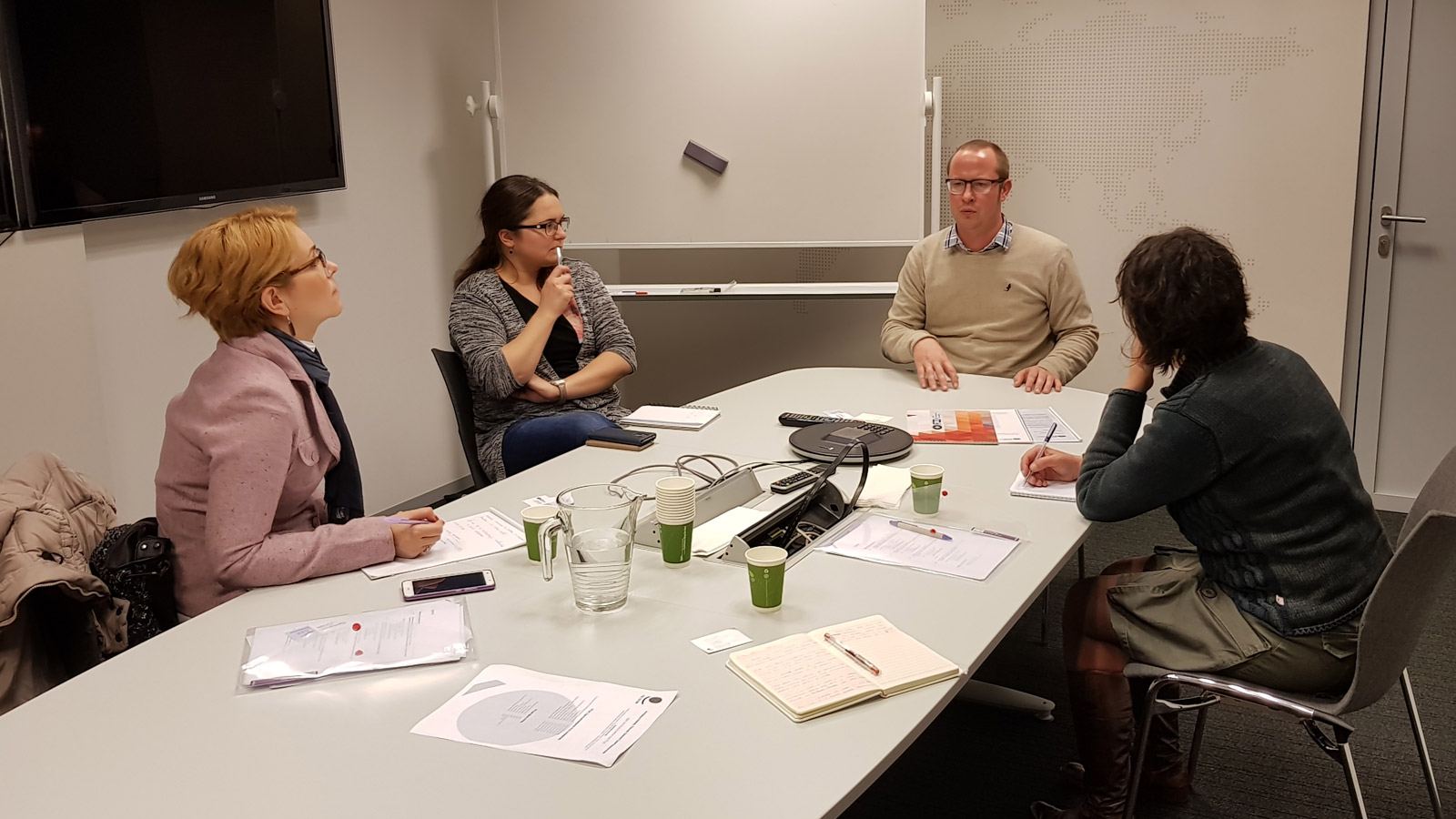 Center for Democracy Team on Study Visit to Brussels from November 26-29, 2017