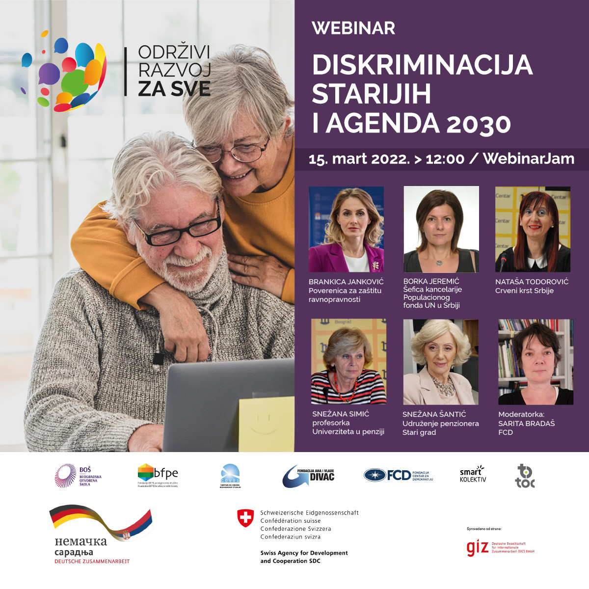 Webinar „Diskriminacija starijih i Agenda 2030“ (VIDEO)