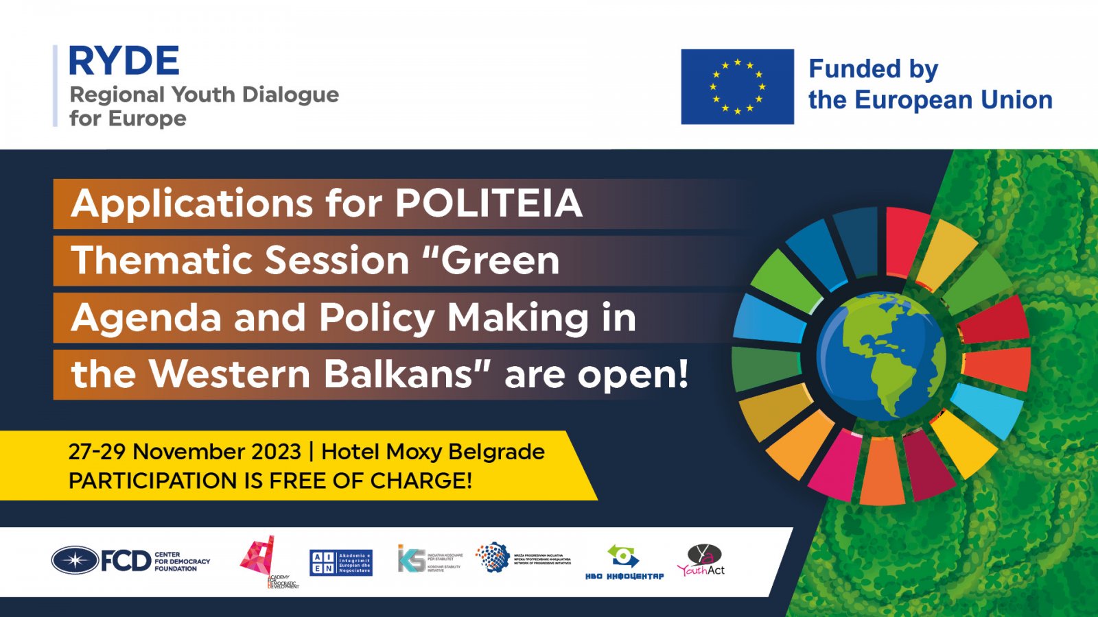 Applications for POLITEIA Thematic Session „Green Agenda and Policy Making in the Western Balkans“ are open!