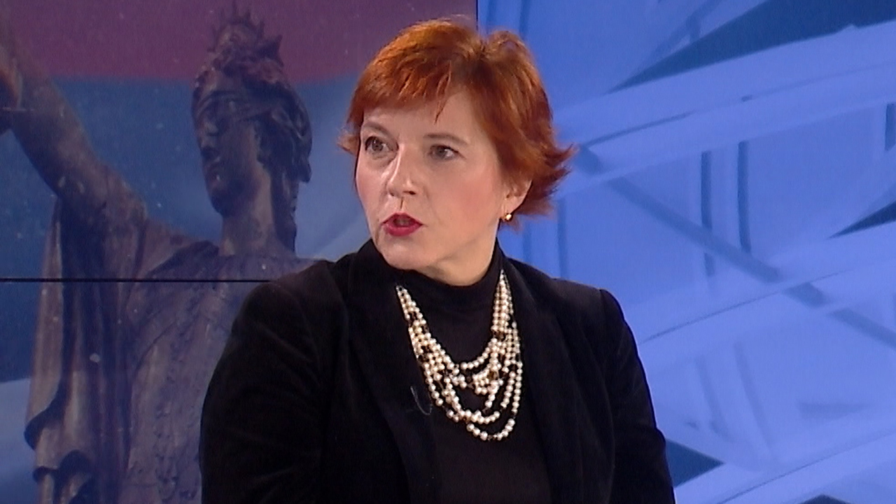 Nataša Vučković at a guest appearance on TV N1 to discuss the referendum (VIDEO)