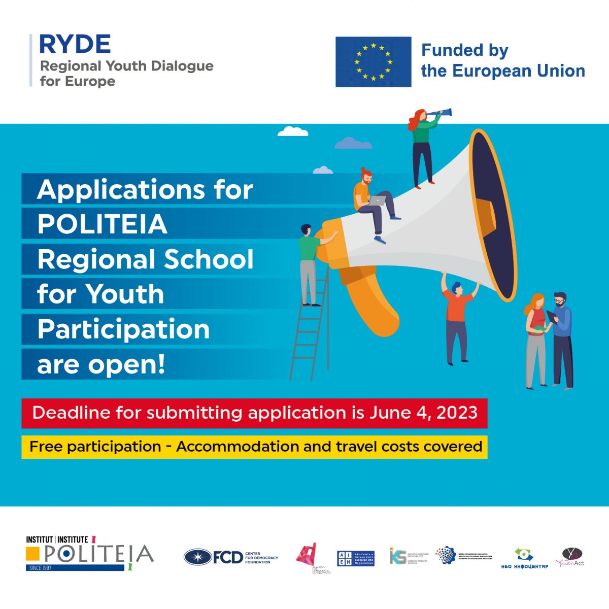 Applications for POLITEIA Regional School for Youth Participation 2023 are open!